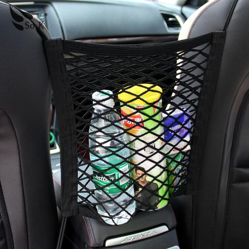 Elastic Mesh Net - For Trunk Seat | Storage | Safety
